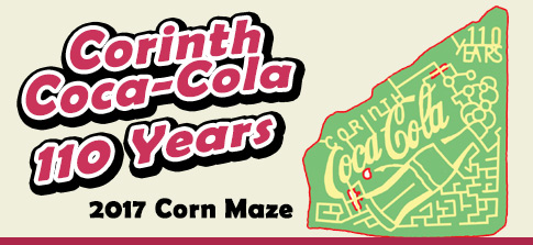 Corn Maze 2017: Corinth Coca-Cola 110 Years